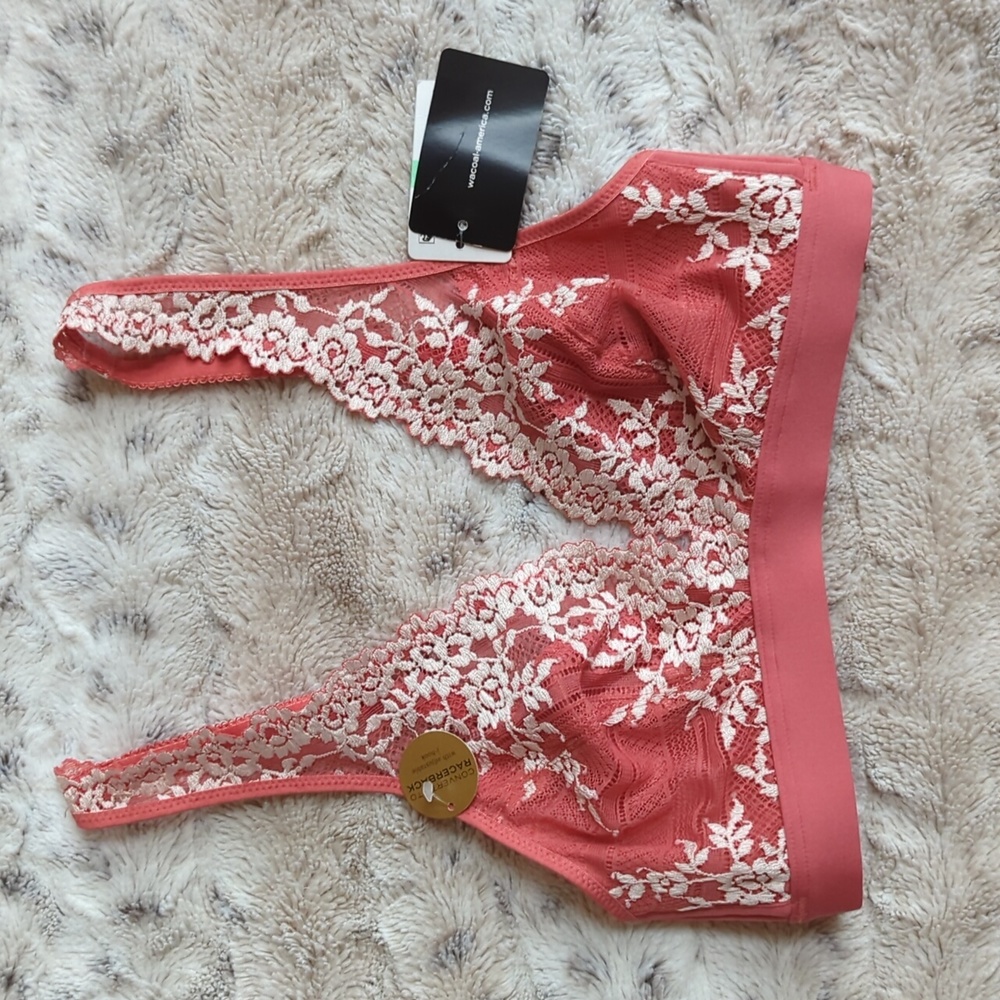 Wacoal Embrace Lace Soft Cup Faded Rose Wireless Bralette